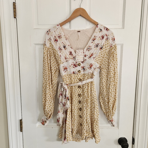 NWT Free People Wonderland Mini Dress - Picture 4 of 11